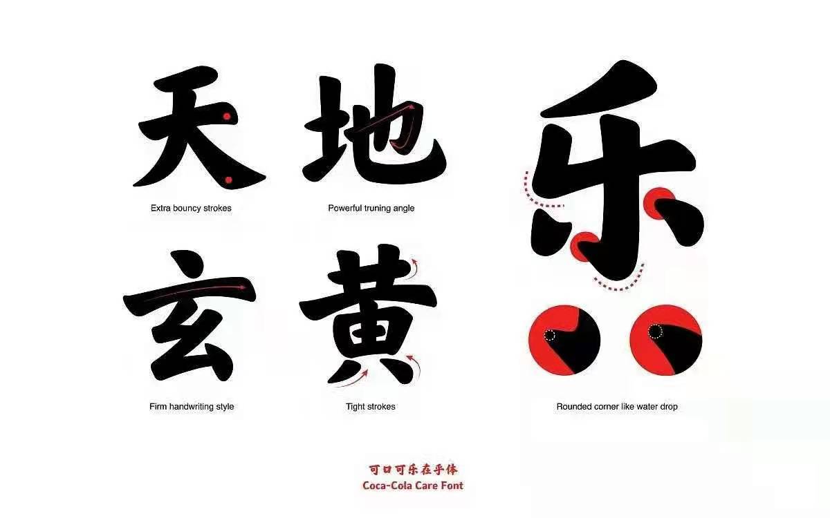 #字體推薦# 可口可樂在乎字體